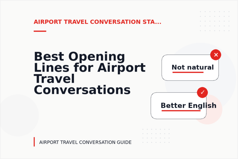 Best Opening Lines for Airport Travel Conversations