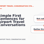 Simple First Sentences for Airport Travel Conversations